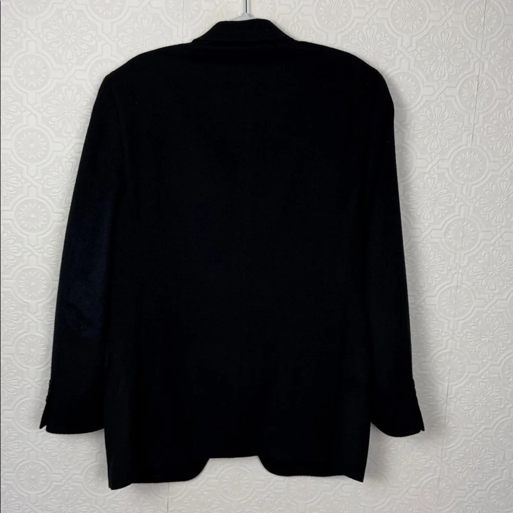 Jos A Bank 100% Camel Hair Blazer Suit‎ Jacket Black Size 41 Regular Office